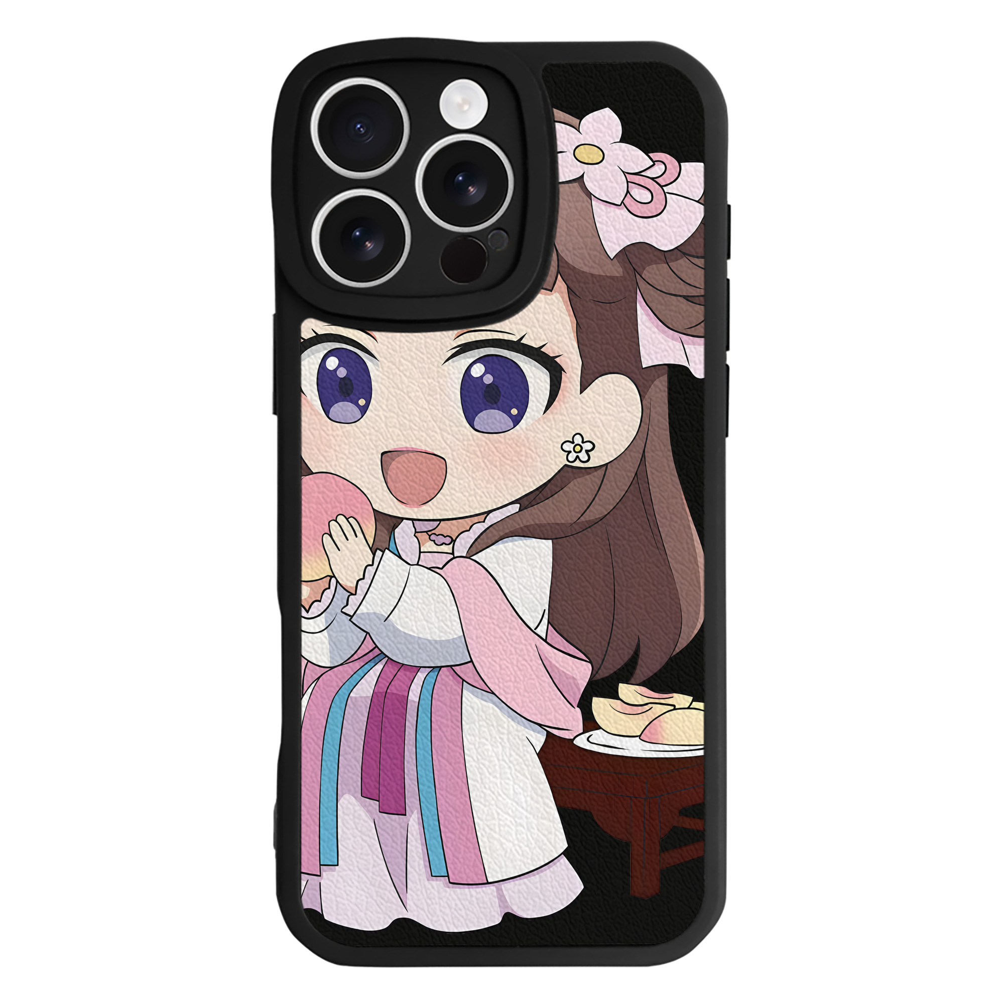 （画像用） 薬屋のひとりごと The Apothecary Diaries 【iPhone 16シリーズ対応】シリコンスマホケース（レザー調） 材質：シリコン